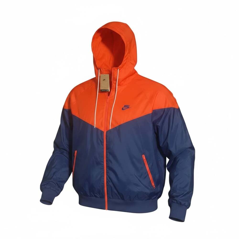 Nike Sportswear Windrunner Hooded Jacket Orange Blue 2XL